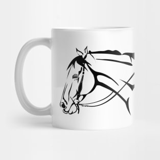 Western Horse Mug